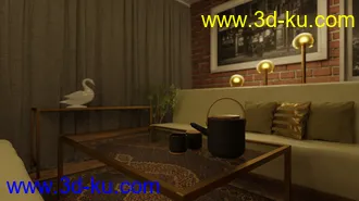 3D打印模型Emerald Room的图片