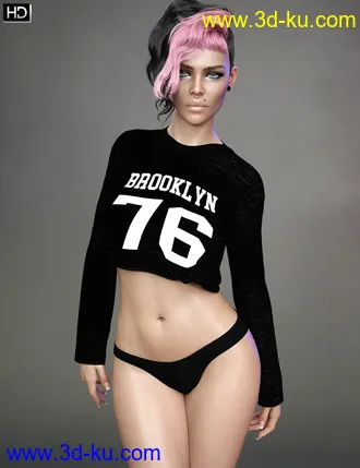 3D打印模型Emily HD for Genesis 8.1 Female的图片