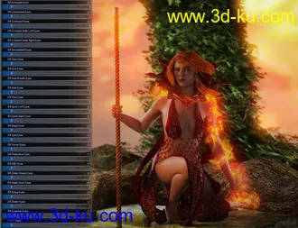 3D打印模型Emotional Response - Mix and Match Expressions for Genesis 8.1 Female的图片
