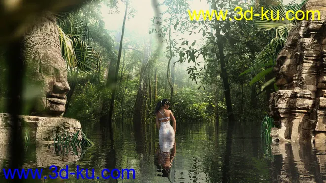 Enchanted Jungle Backgrounds模型的图片3