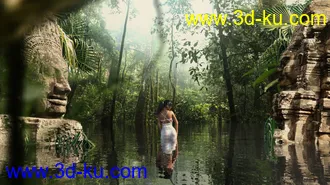3D打印模型Enchanted Jungle Backgrounds的图片