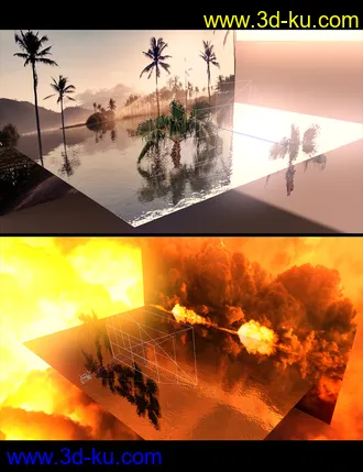 3D打印模型Enchanted Jungle Backgrounds 2的图片