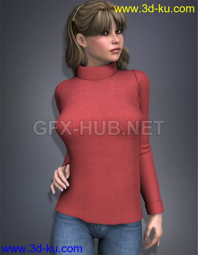 Essentials - Sweater for V4模型的图片1