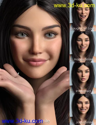 3D打印模型Every Day Emotions for Genesis 8.1 Female的图片