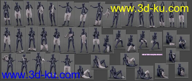 Everyday 2 Daily Poses and Clothes Vol.3 for Genesis 8 Females模型的图片4
