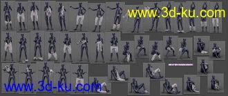 3D打印模型Everyday 2 Daily Poses and Clothes Vol.3 for Genesis 8 Females的图片