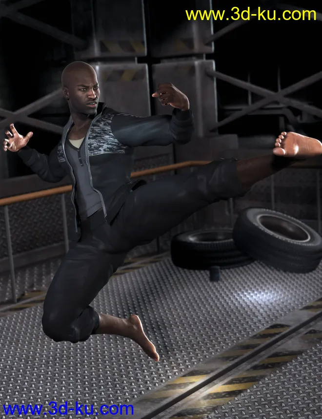 Everyday Training Suit for Genesis 2 Male(s)模型的图片1