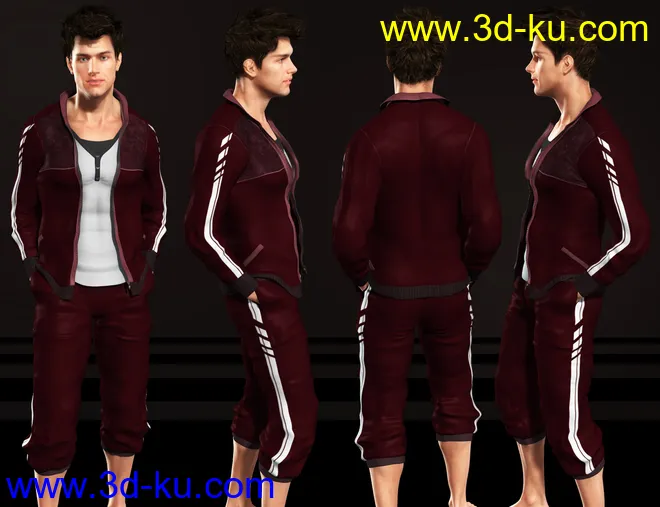 Everyday Training Suit for Genesis 2 Male(s)模型的图片2