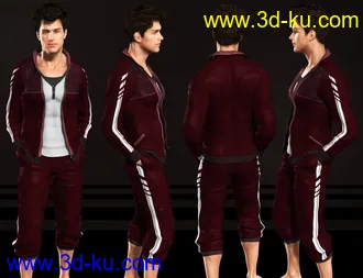 3D打印模型Everyday Training Suit for Genesis 2 Male(s)的图片