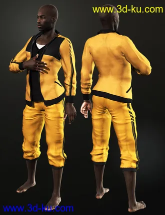 3D打印模型Everyday Training Suit for Genesis 2 Male(s)的图片