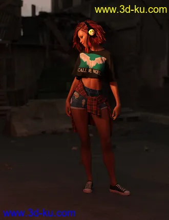 3D打印模型Exhibit Poses for Genesis 8.1 Female的图片