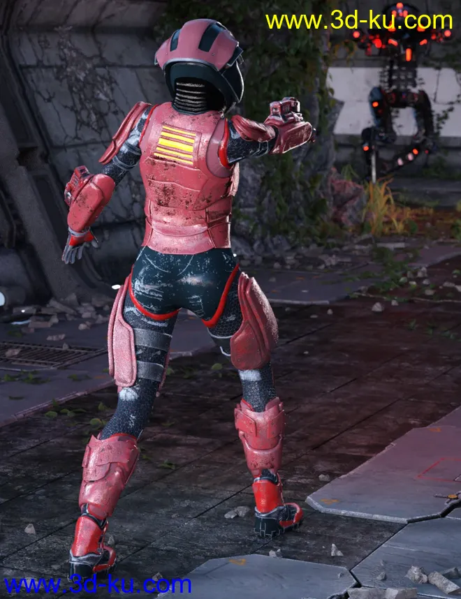 ExpansiveAPESuit for Genesis 8 Female模型的图片2