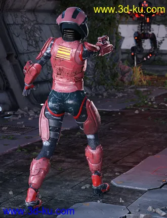 3D打印模型ExpansiveAPESuit for Genesis 8 Female的图片