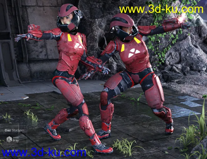 ExpansiveAPESuit for Genesis 8 Female模型的图片4