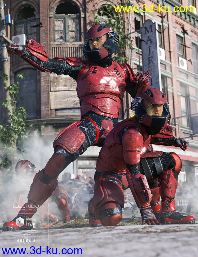 ExpansiveAPESuit for Genesis 8 Male模型的图片1