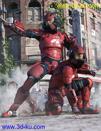 3D打印模型ExpansiveAPESuit for Genesis 8 Male的图片