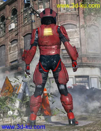 3D打印模型ExpansiveAPESuit for Genesis 8 Male的图片