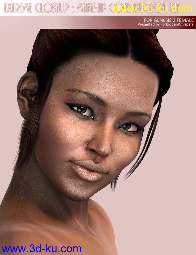 Extreme Closeup - Makeup for Genesis 2 Female(s)模型的图片13