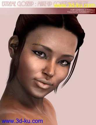 3D打印模型Extreme Closeup - Makeup for Genesis 2 Female(s)的图片