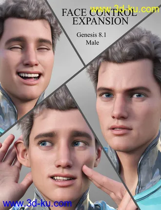 3D打印模型Face Control Expansion for Genesis 8.1 Male的图片