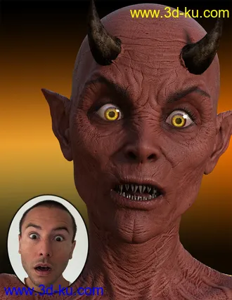 3D打印模型Face Mojo - Facial MoCap Retargeting for Genesis 3 Females的图片