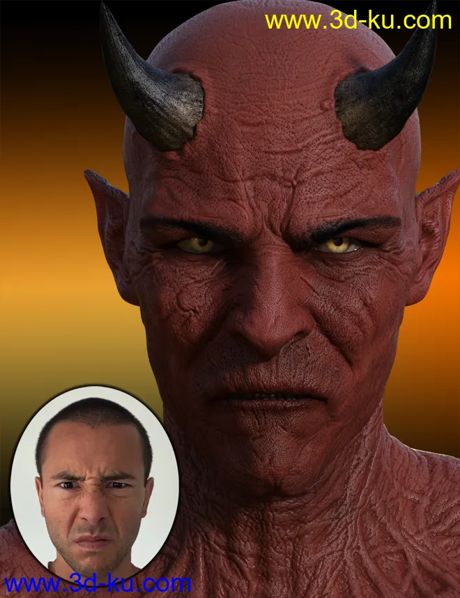 Face Mojo - Facial MoCap Retargeting for Genesis 3 Males模型的图片5