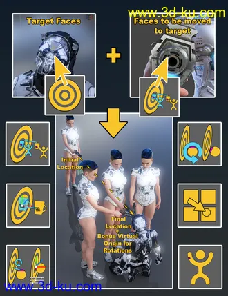 3D打印模型Face To Face And Virtual Origins的图片