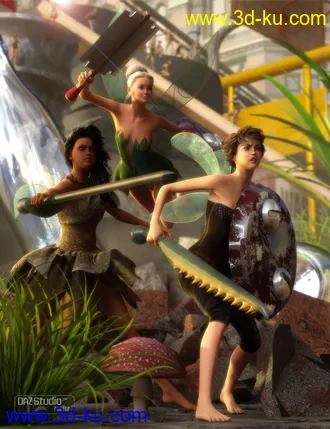 3D打印模型Faerie War的图片