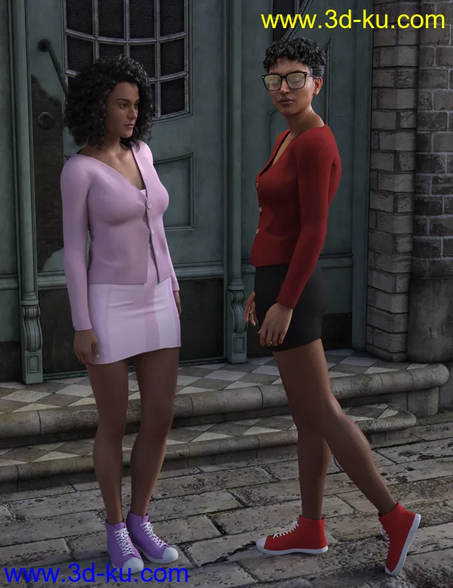 Fall Wardrobe for Genesis 8 Female(s)模型的图片1