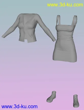 3D打印模型Fall Wardrobe for Genesis 8 Female(s)的图片