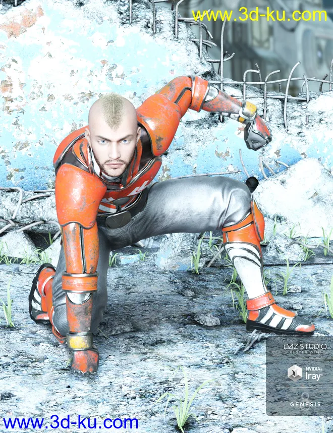 Famous Iconic Poses for Genesis 3 and 8 Male(s)模型的图片5