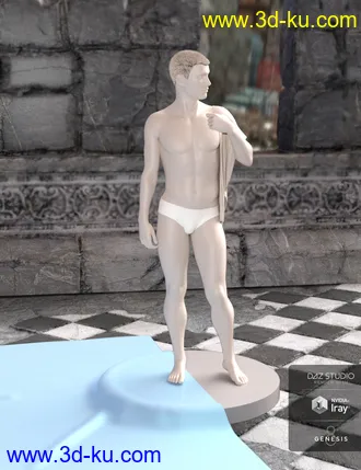 3D打印模型Famous Iconic Poses for Genesis 3 and 8 Male(s)的图片