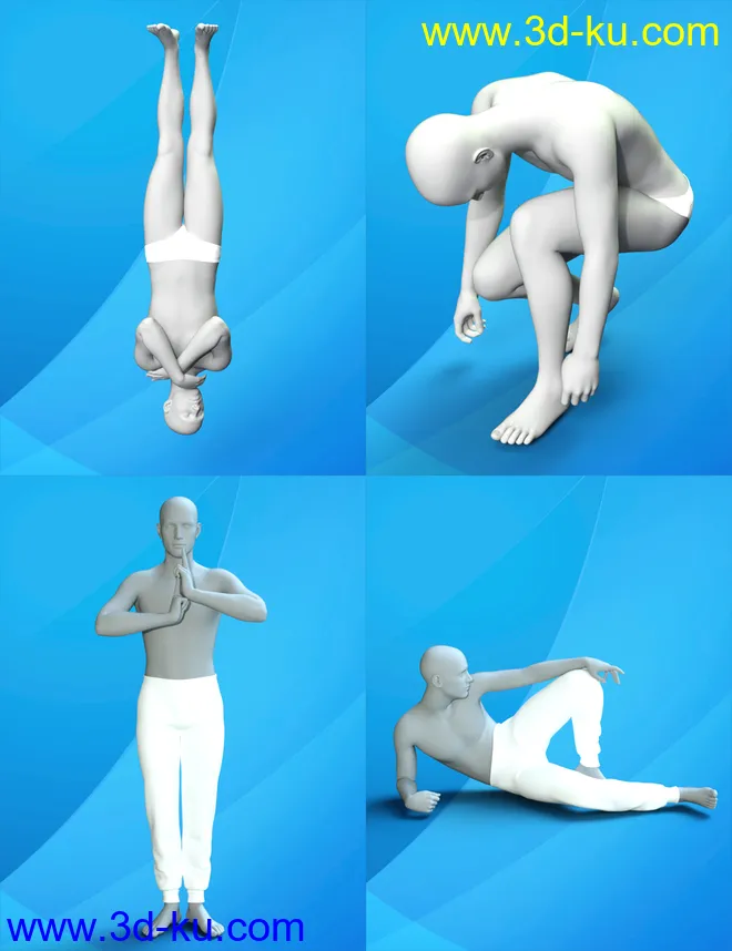Famous Iconic Poses for Genesis 3 and 8 Male(s)模型的图片10