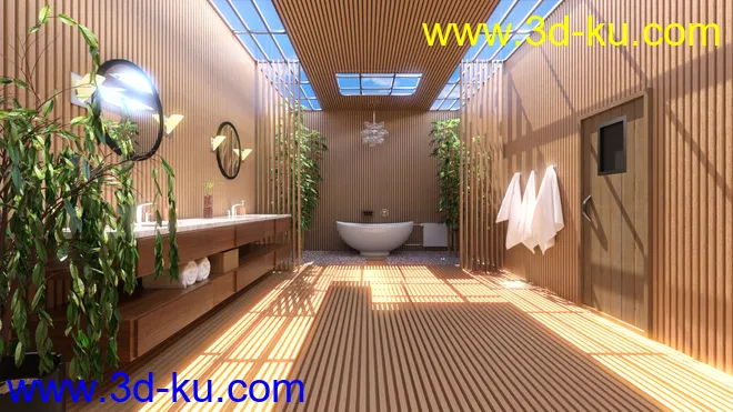 Fancy Japanese Bath模型的图片2