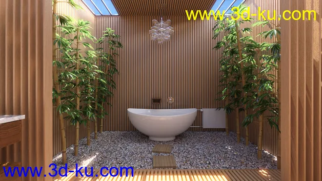 Fancy Japanese Bath模型的图片3