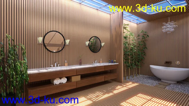 Fancy Japanese Bath模型的图片4