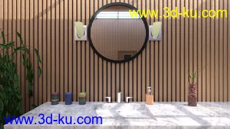3D打印模型Fancy Japanese Bath的图片