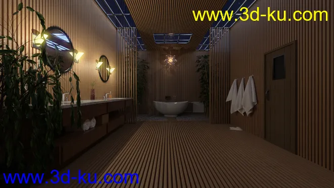 Fancy Japanese Bath模型的图片8