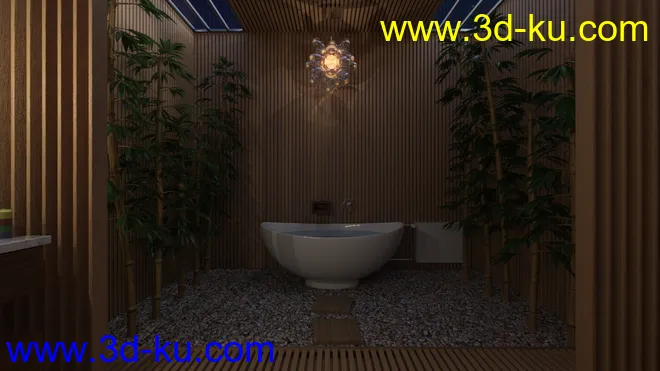 Fancy Japanese Bath模型的图片10