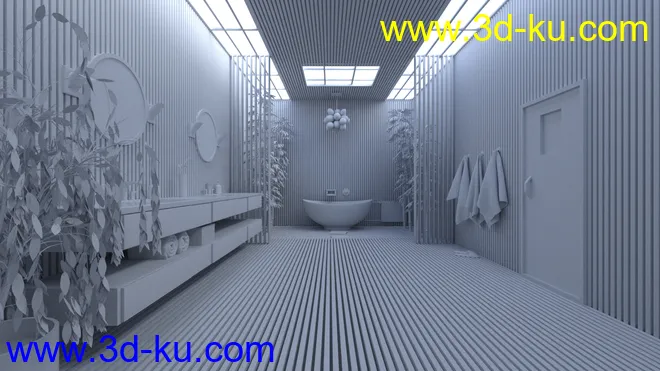 Fancy Japanese Bath模型的图片11