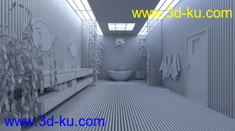 3D打印模型Fancy Japanese Bath的图片