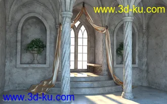 3D打印模型Fantasy Alcove Window的图片