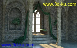 3D打印模型Fantasy Alcove Window的图片