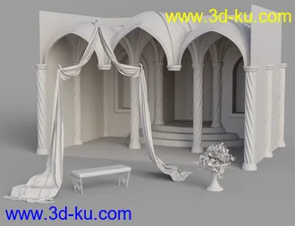 3D打印模型Fantasy Alcove Window的图片