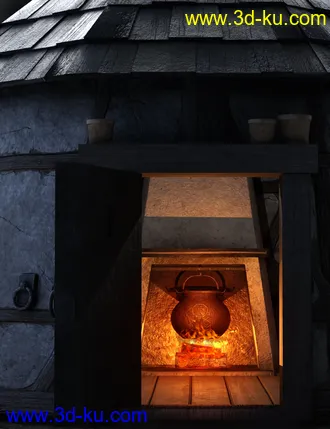 3D打印模型Fantasy Huts的图片