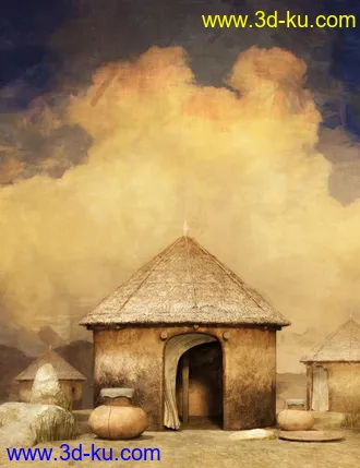 3D打印模型Fantasy Huts的图片