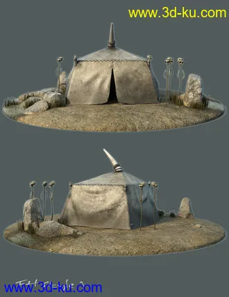 3D打印模型Fantasy Huts的图片