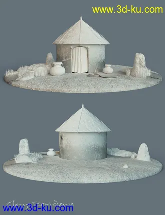 3D打印模型Fantasy Huts的图片