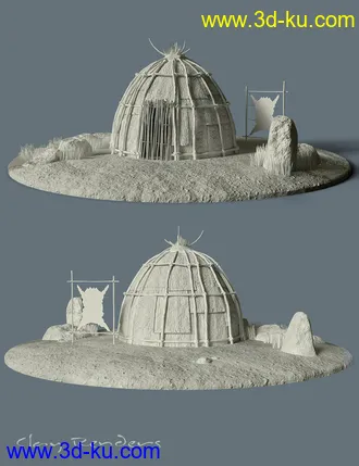 3D打印模型Fantasy Huts的图片