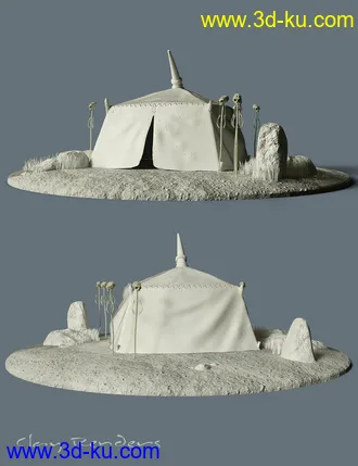 3D打印模型Fantasy Huts的图片